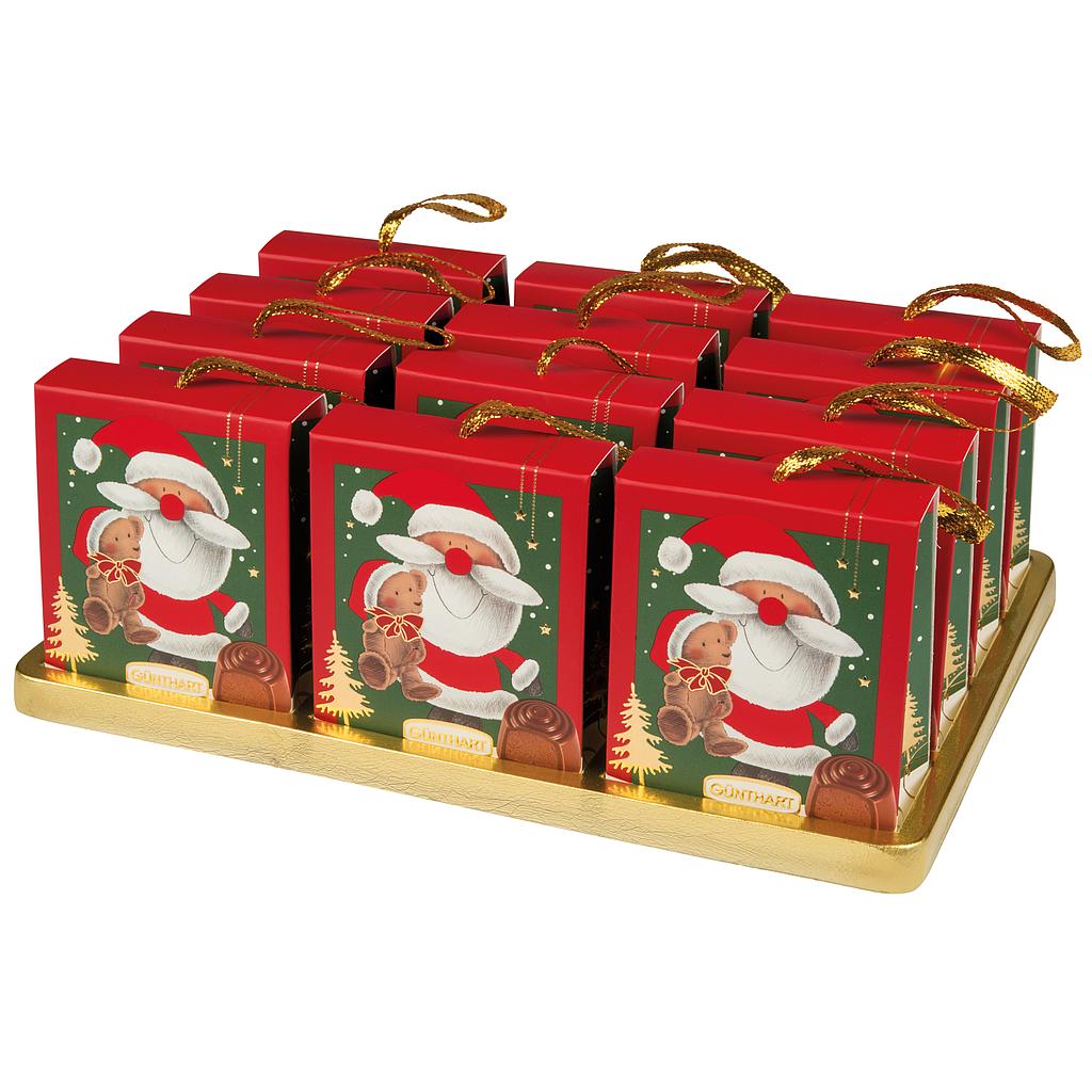 Petit coffret décoré Père Noël 36 g x 12