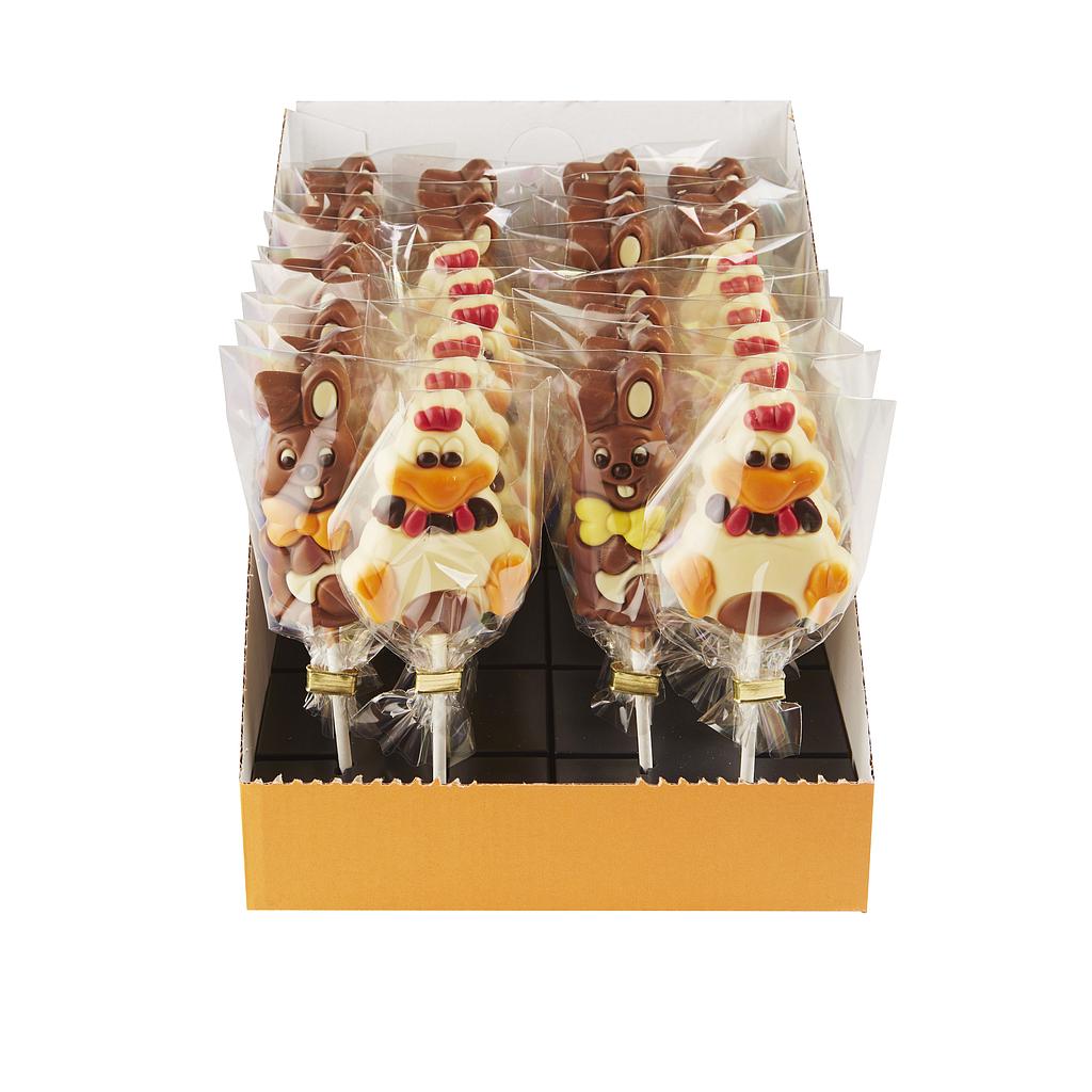 Sucettes Crazy Chicken  Happy Bunny 30g x 36