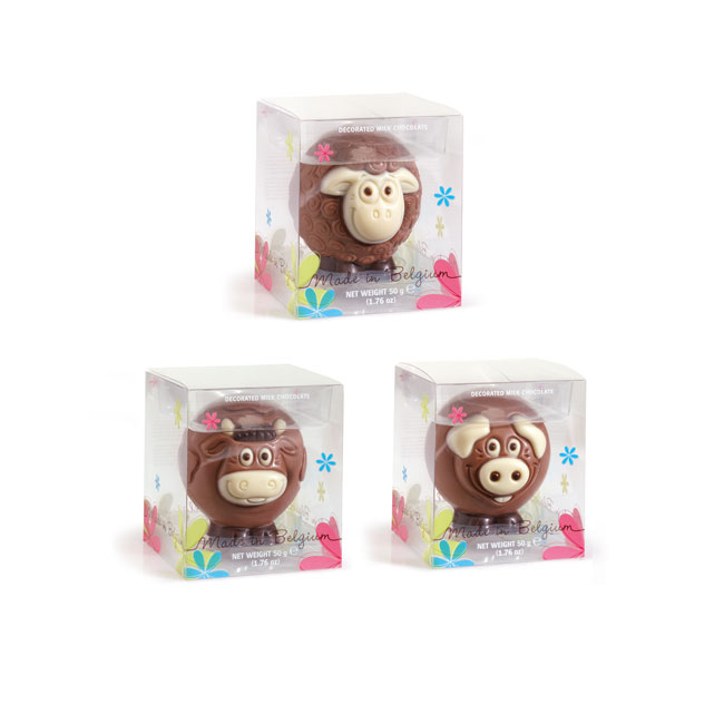 Moulage Animaux de la ferme 40g x24
