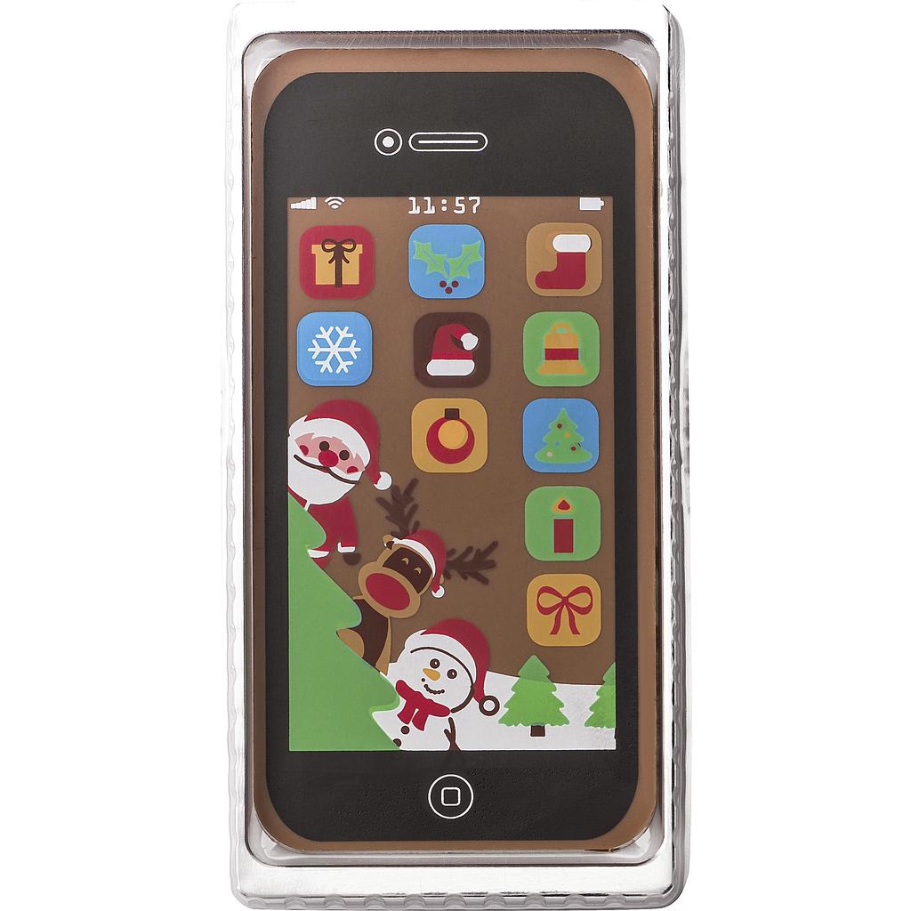Boite cadeau Smartphone noir Noël 40g x 16 