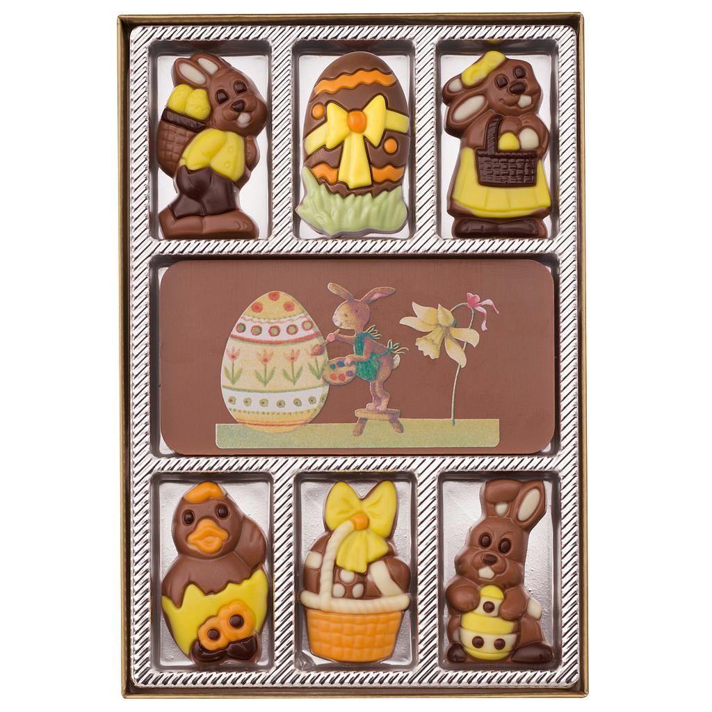 Boite cadeau choc Pâques 100g x 10
