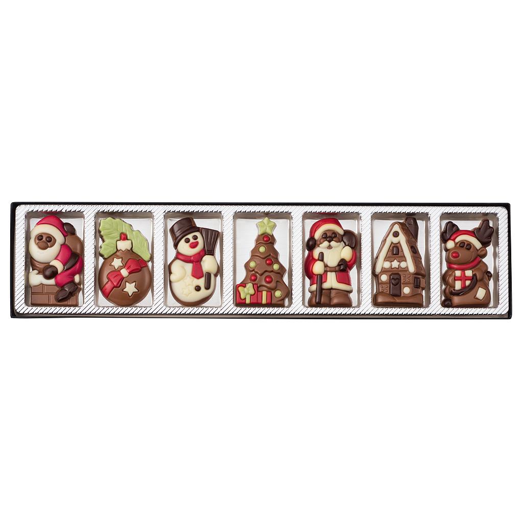 Réglette décors Noël assortis 70g x 8