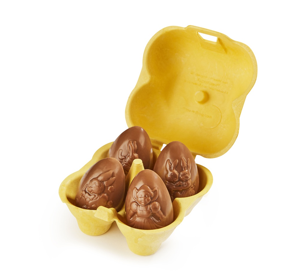 Boite 4 oeufs creux 80g x12