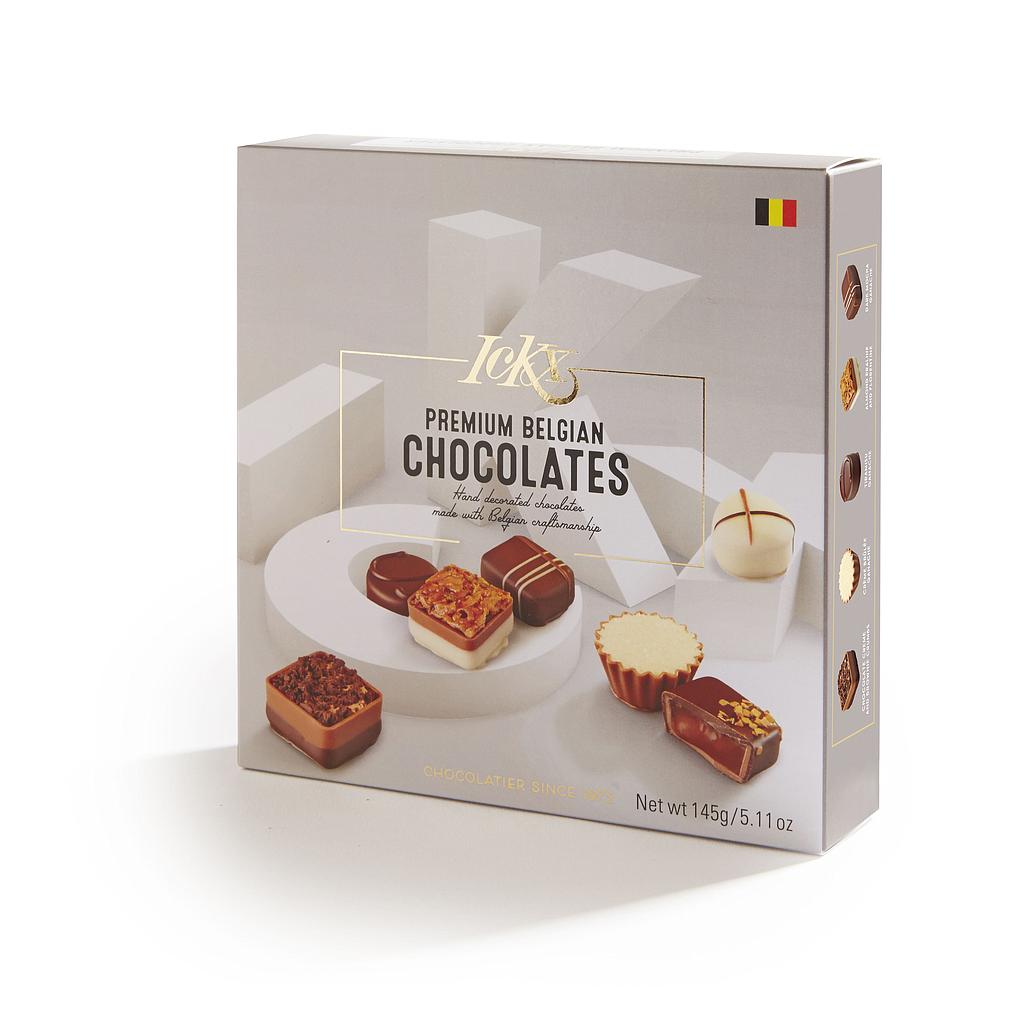 *Boite cadeau ICKX 9 pralines de Noêl 145g x 8 