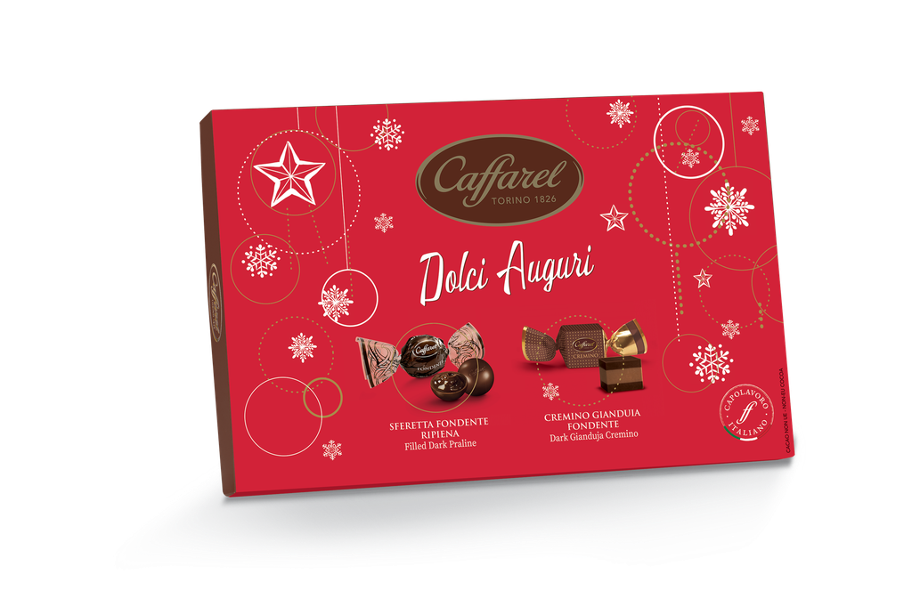 Boite Noël Chocolat noir  et gianduja 160g x 12