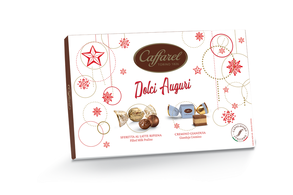 Boite Noël Chocolat lait et gianduja 160g x 12