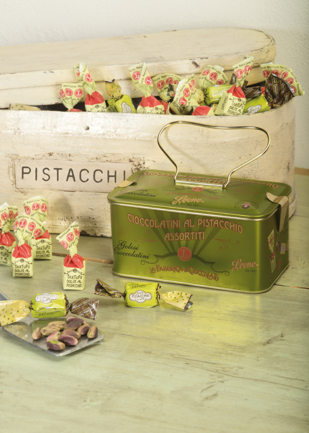*Boite métal Pistacchi Leone 150gr x 8 