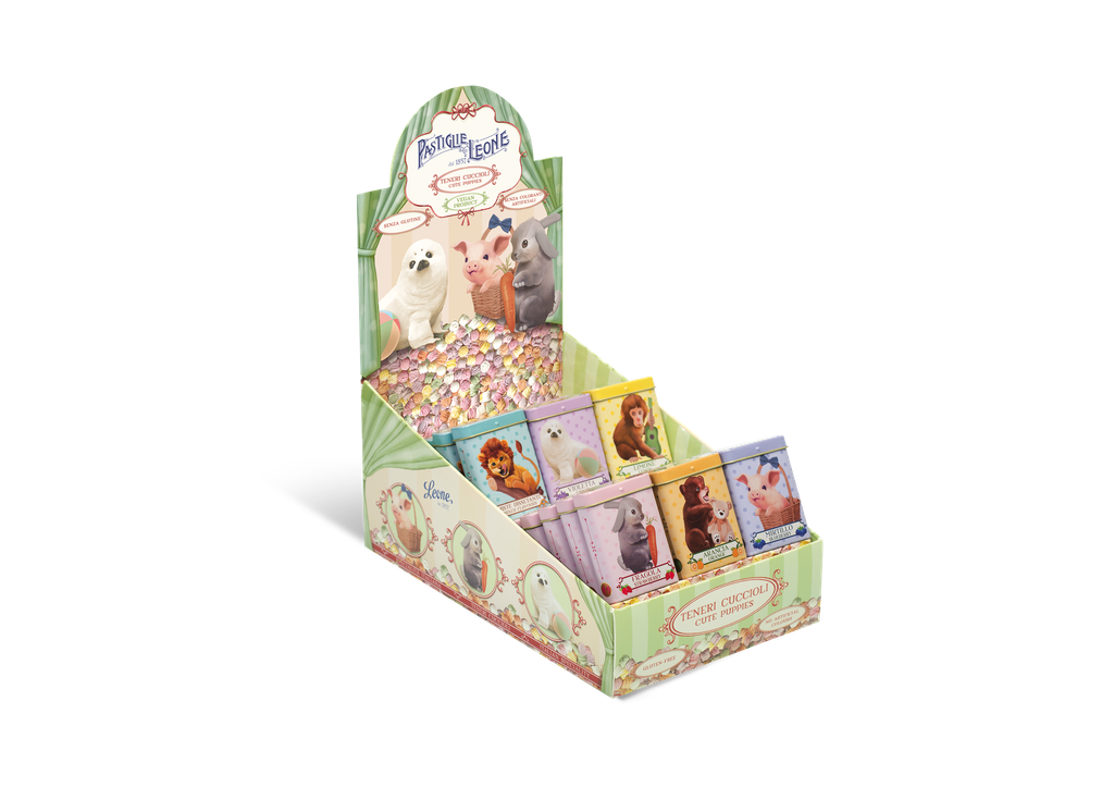 *Pres bébés animaux bte métal 15g x 36