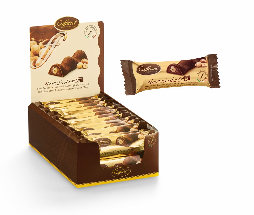 Snack Nocciolotto lait 33 g display de 24 pièces
