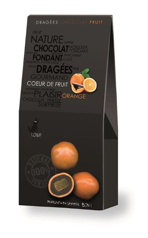 Etui coeur fruit orange 100g x 18