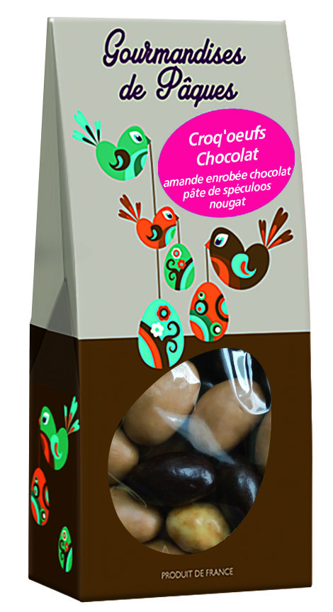 Etui Croc Oeuf au chocolat Adam 180g x 12