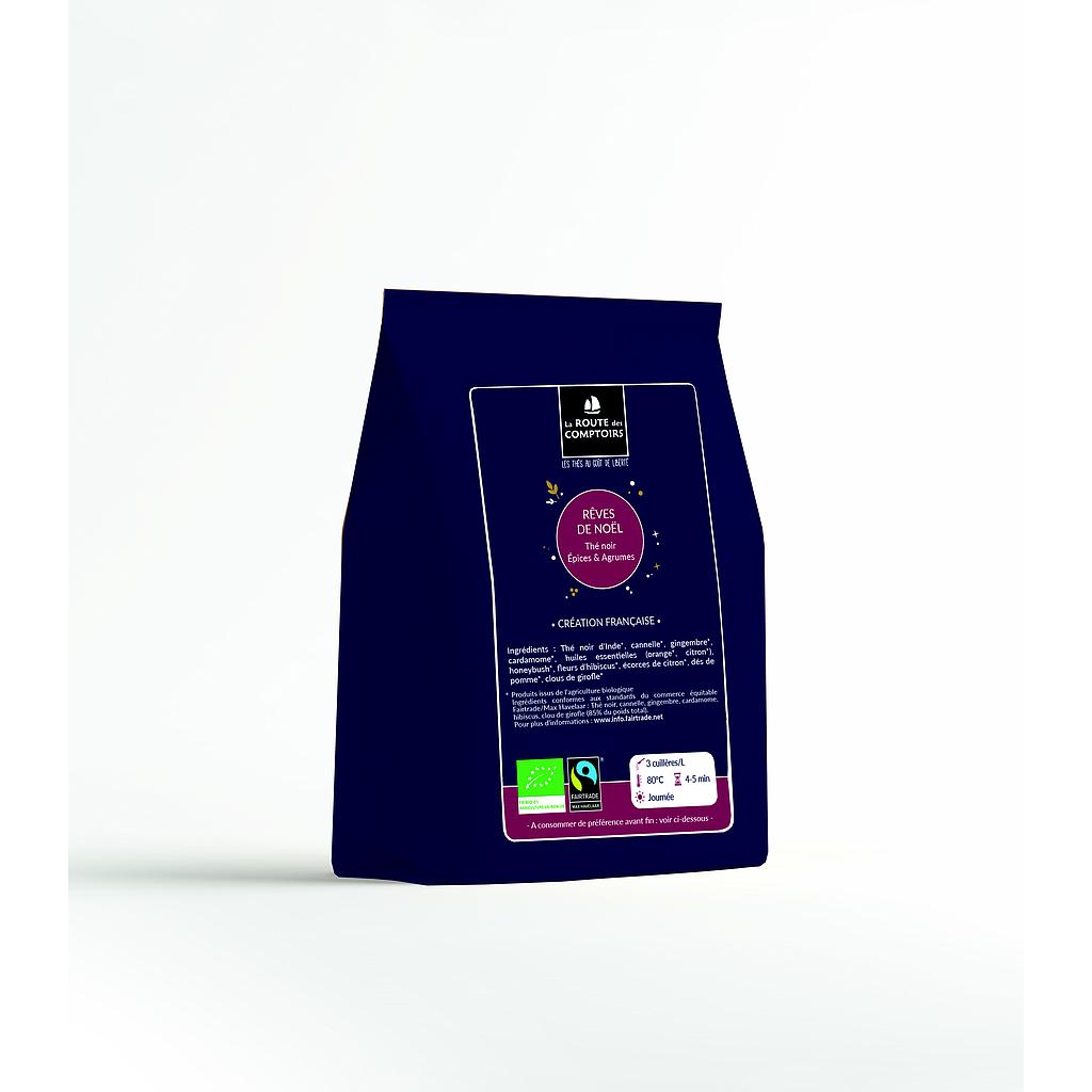 Thé noir bio Rêves de Noël mini 30g x 16