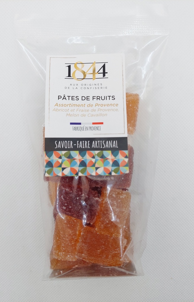 Sachet pâte de fruit assortis Provence 160gx8