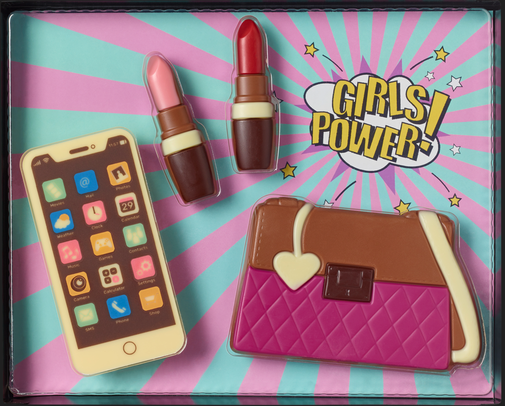 Boite cadeau ensemble fille choc lait 135gx5