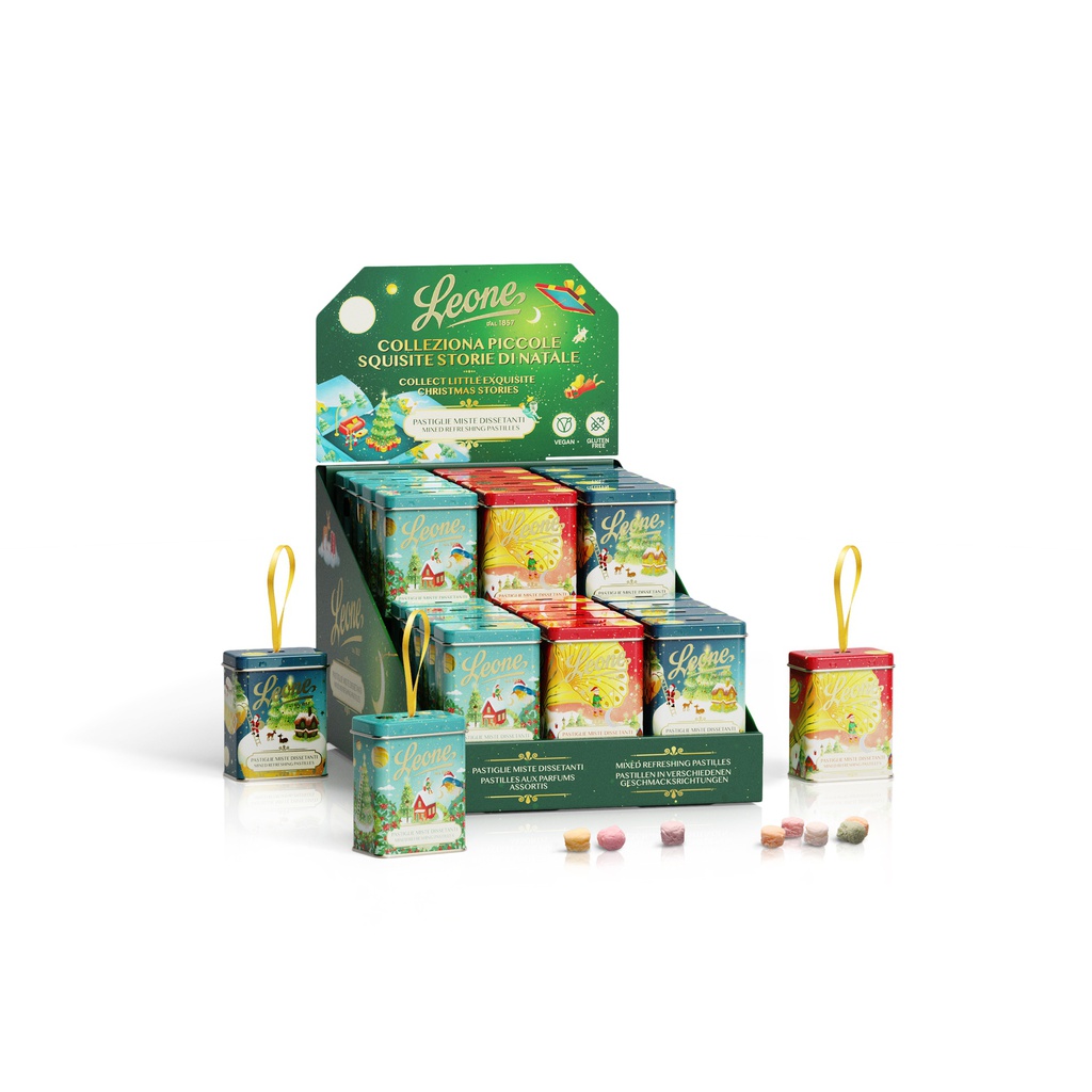 Prés. boites métal noël 3 décors 30gx24