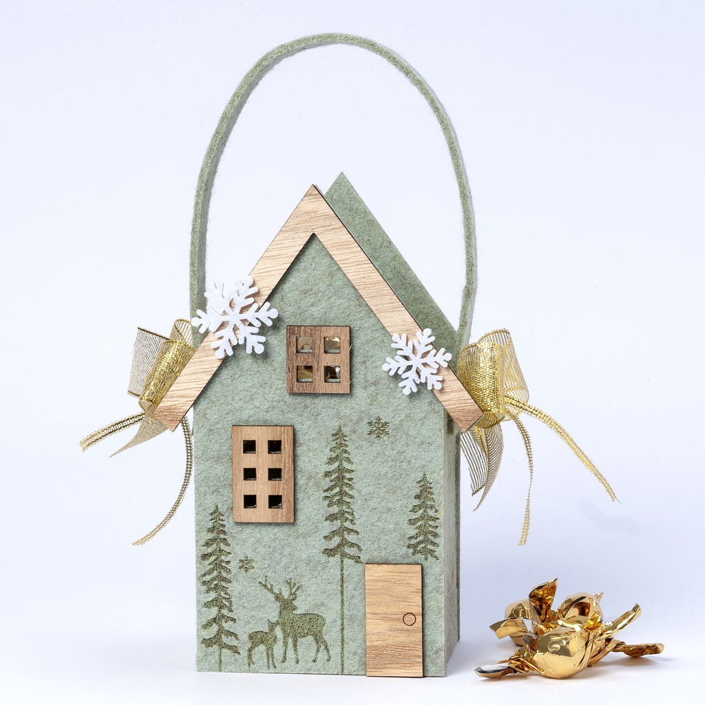 Panier maison verte 10 crokichoc 73gx4