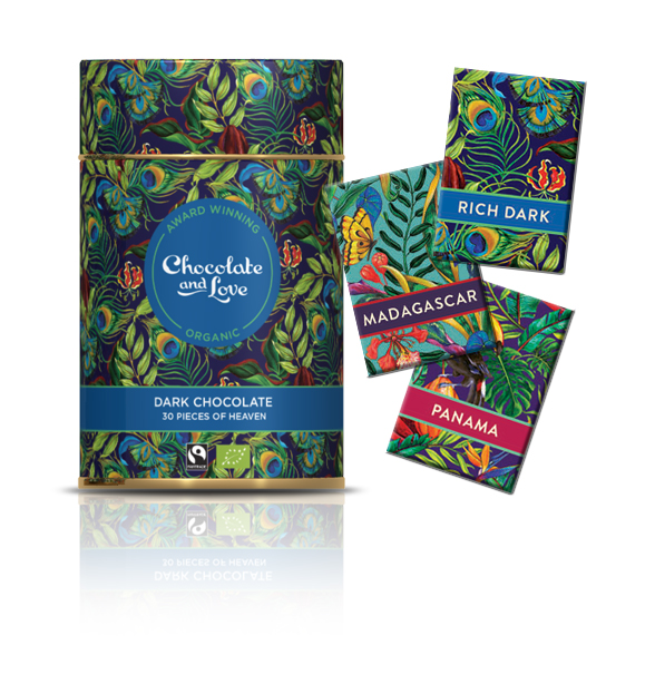 Boite métal ronde choc noir assortis BIO 165gx10